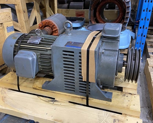 two pully motor